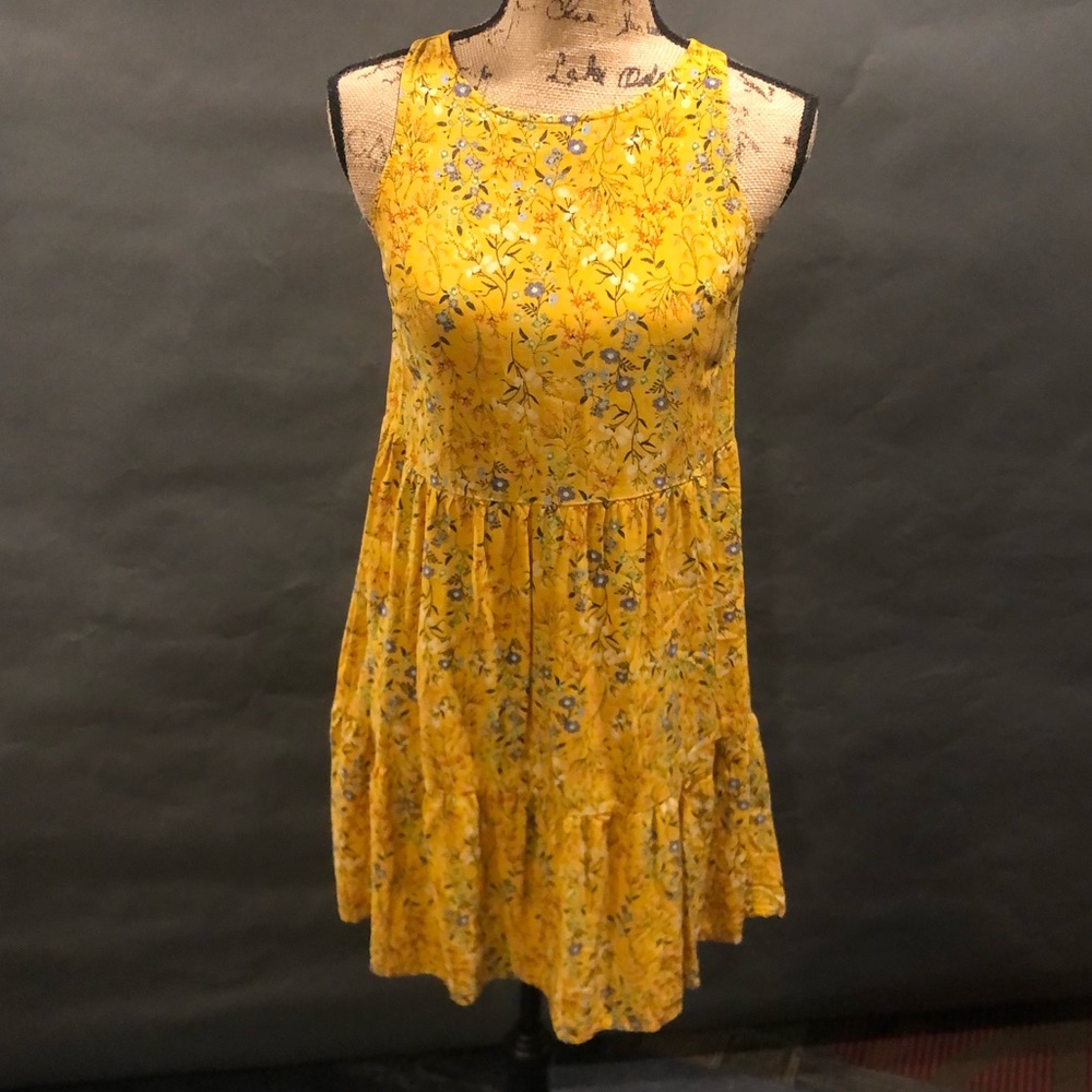 Yellow Floral Dress
